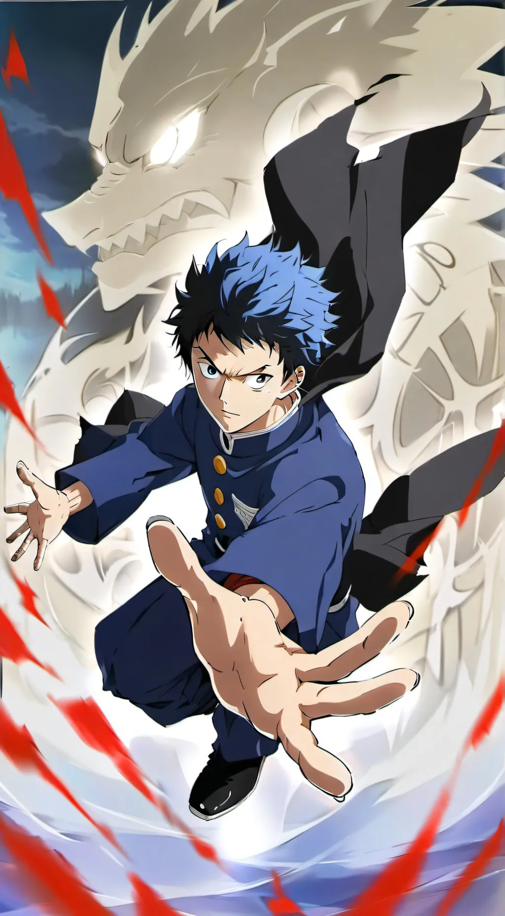 ai character: parte 2 dibujo god background