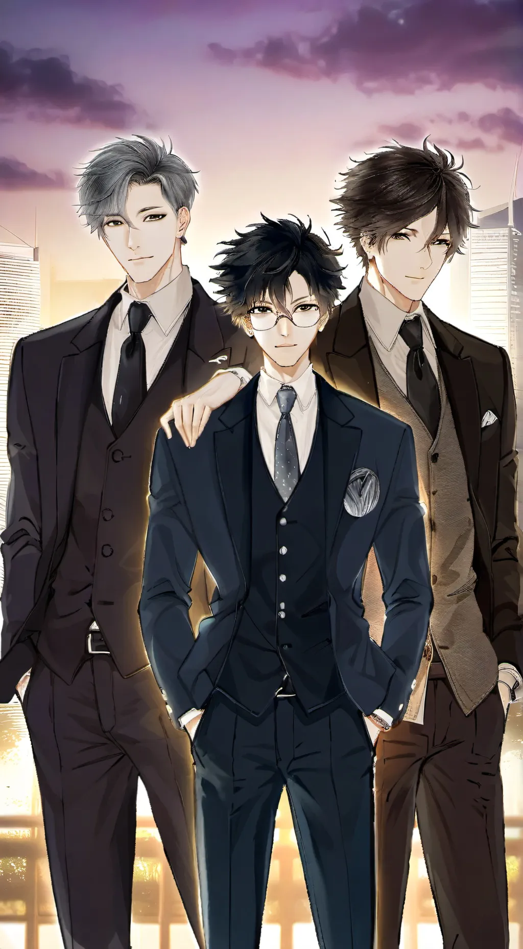 ai character: 3е друзей background