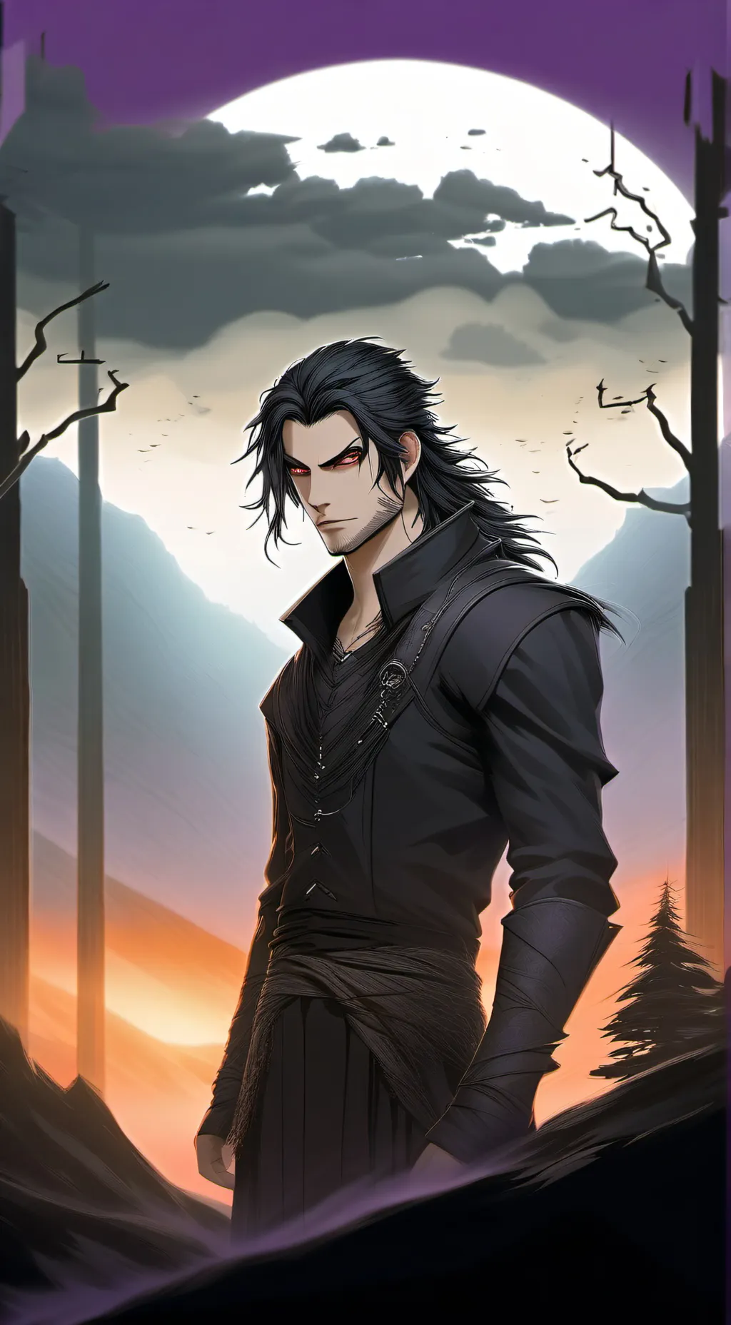 ai character: vampire/werewolf  background