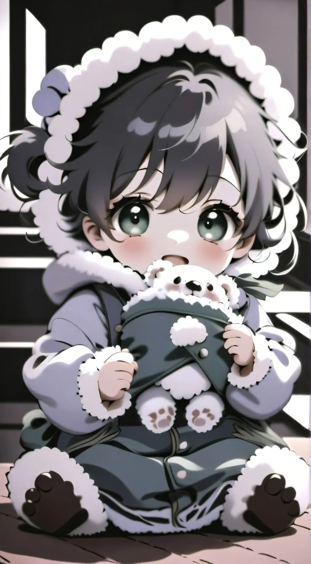 ai character: Luna  background