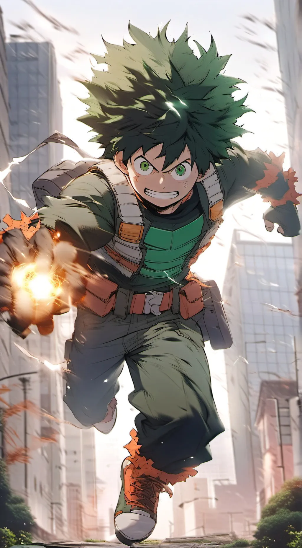 ai character: PlushDeku background