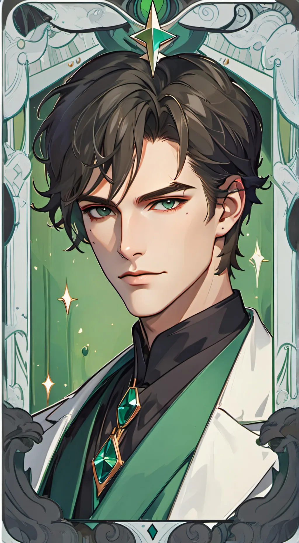ai character: leo background