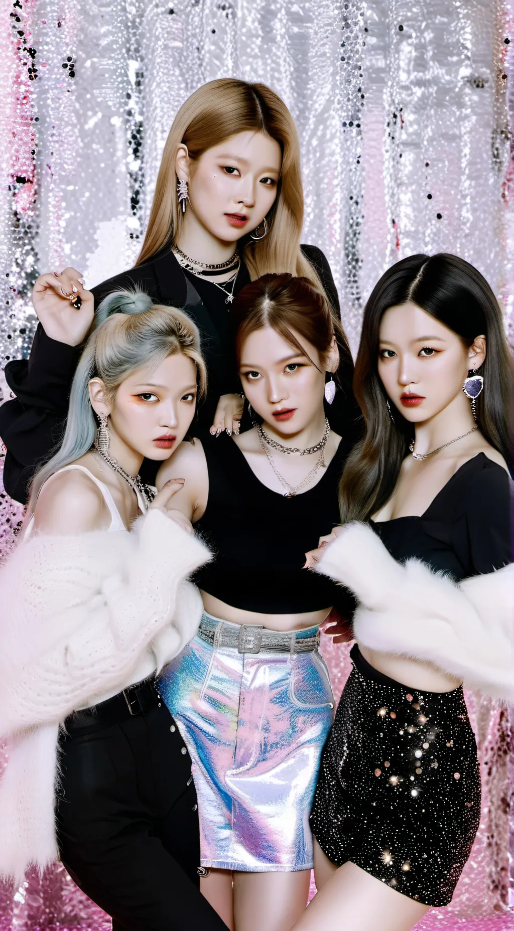 ai character: Black Pink🇺🇲 background