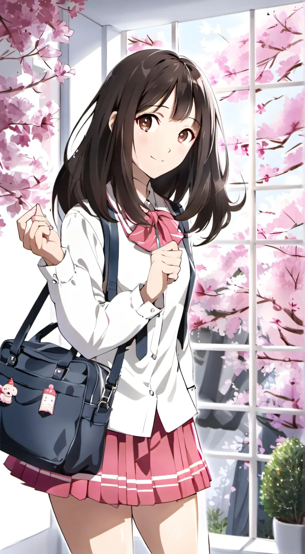 ai character: Only girls school background