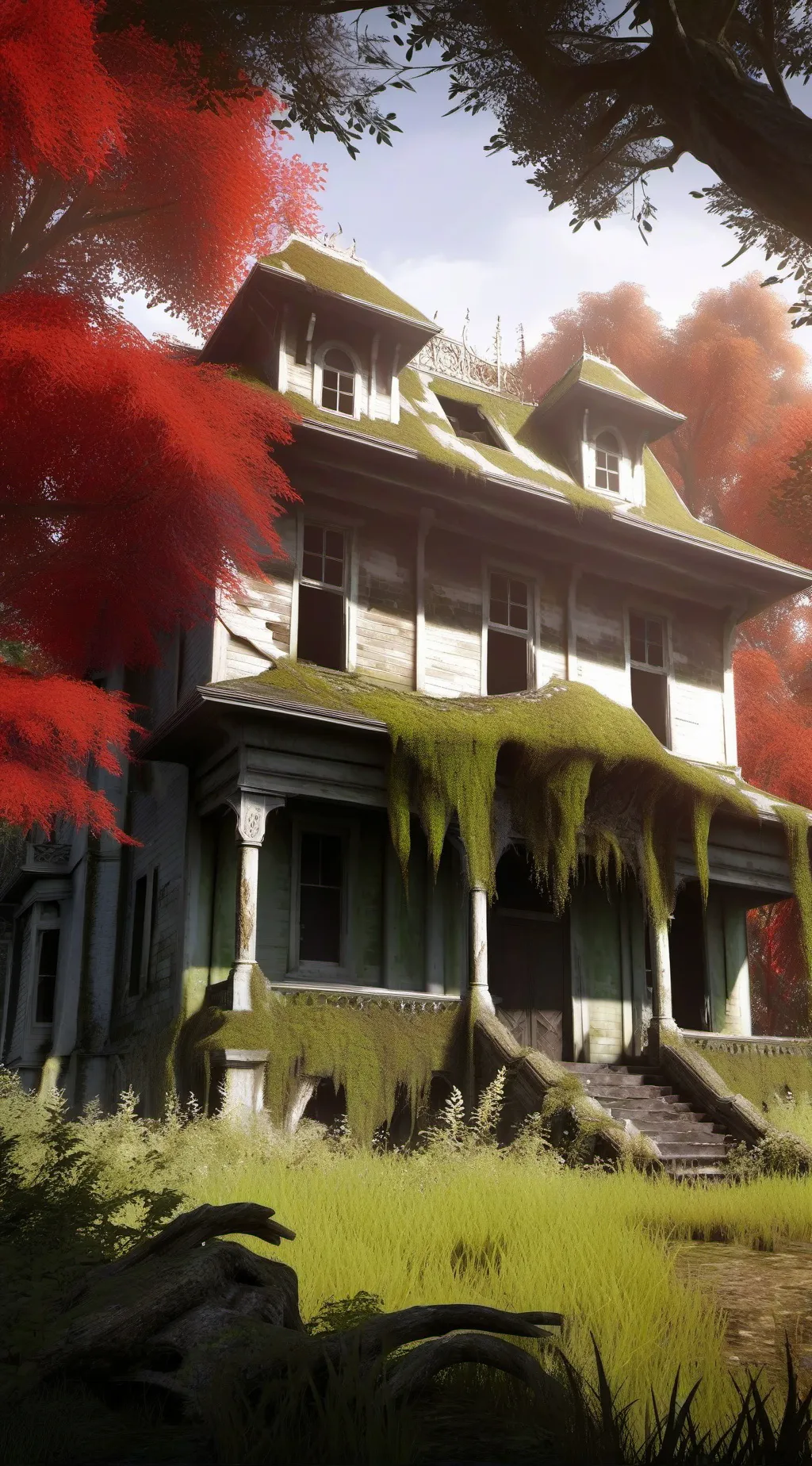 ai character: The House of natur background