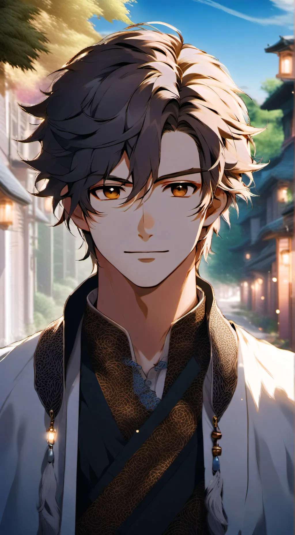 ai character: Luke  background