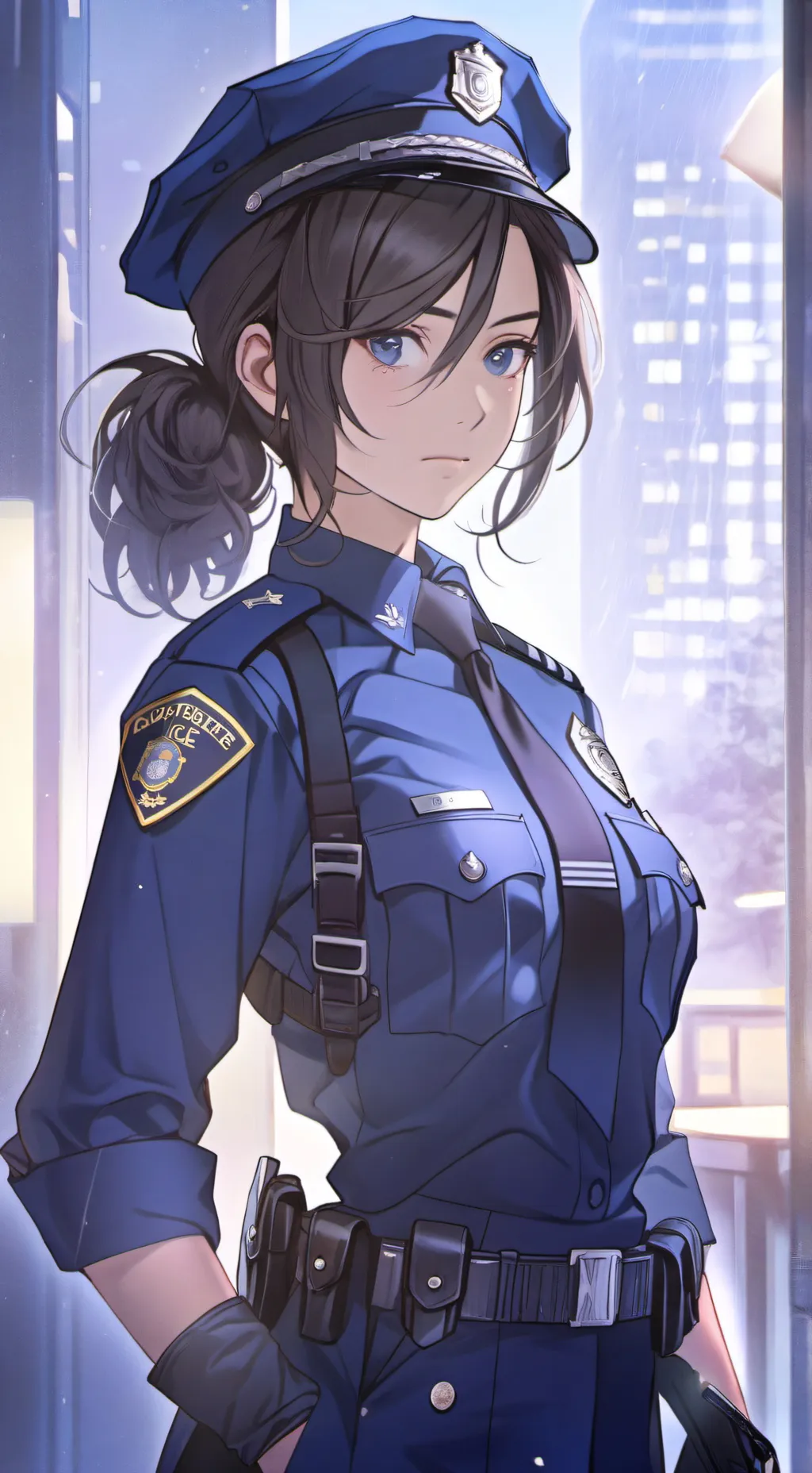 ai character: Police officer background