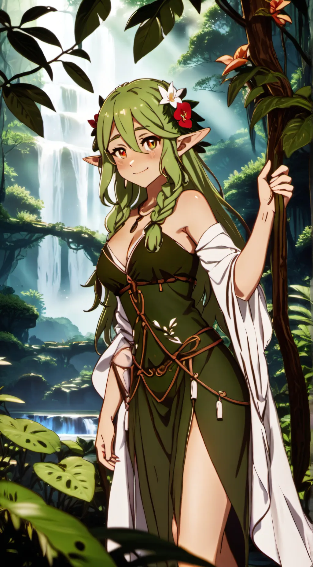 ai character: Mia( dríada) background