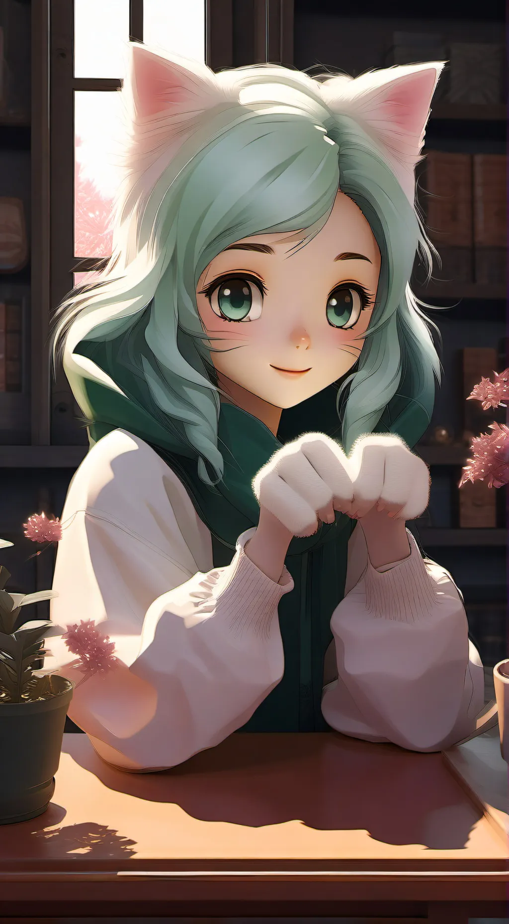 ai character: sara background