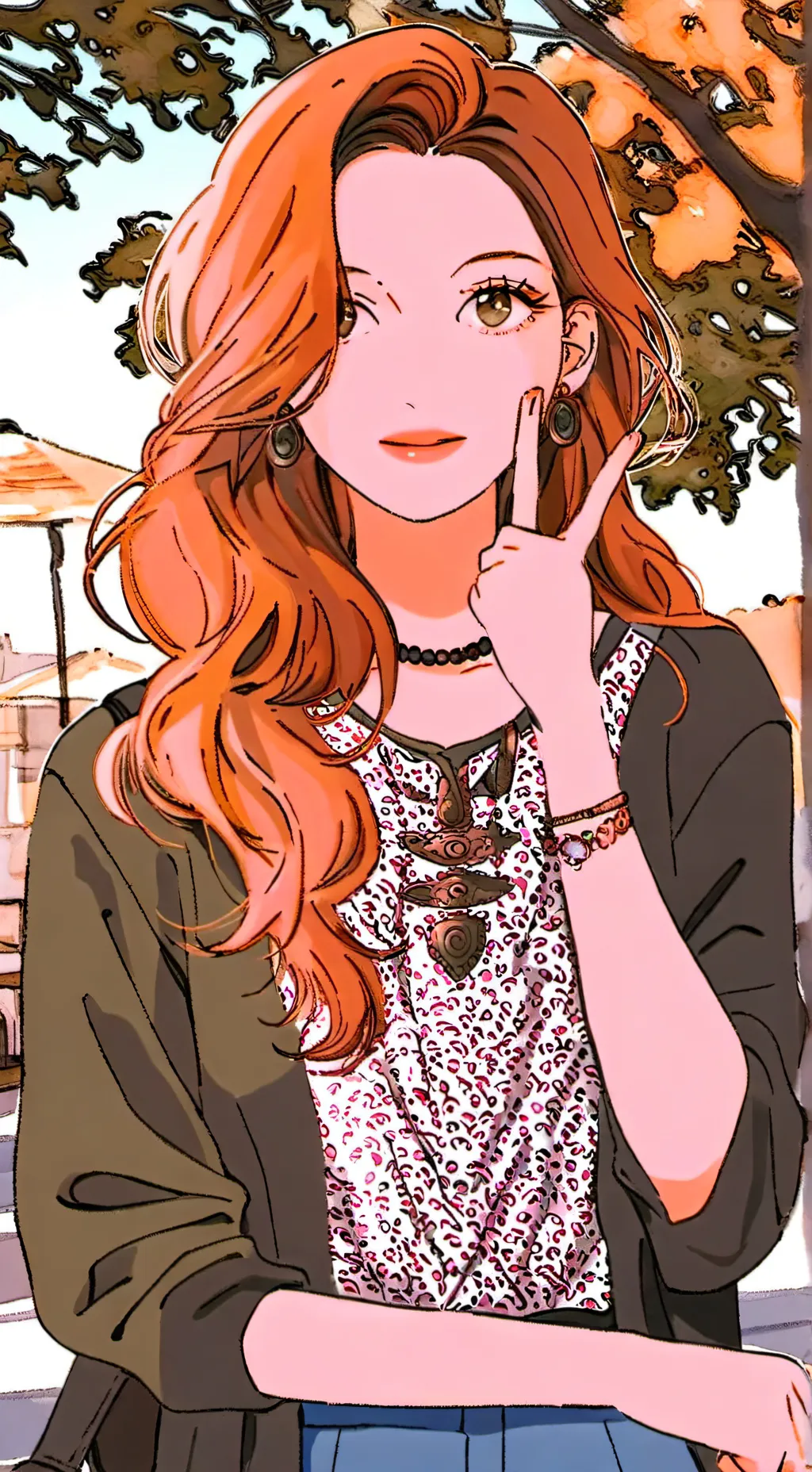 ai character: oren × m/c background