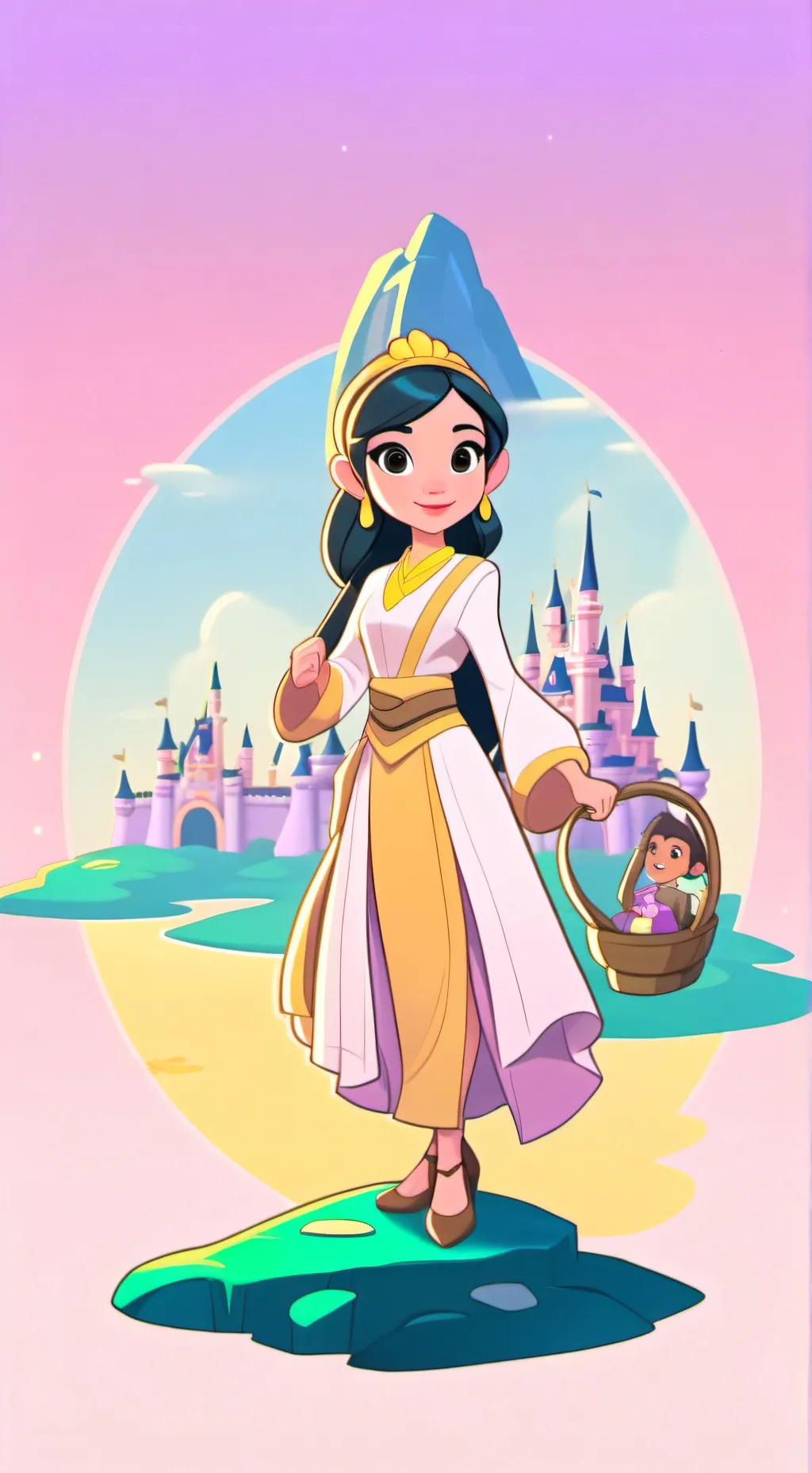 ai character: avatarworlder puza background