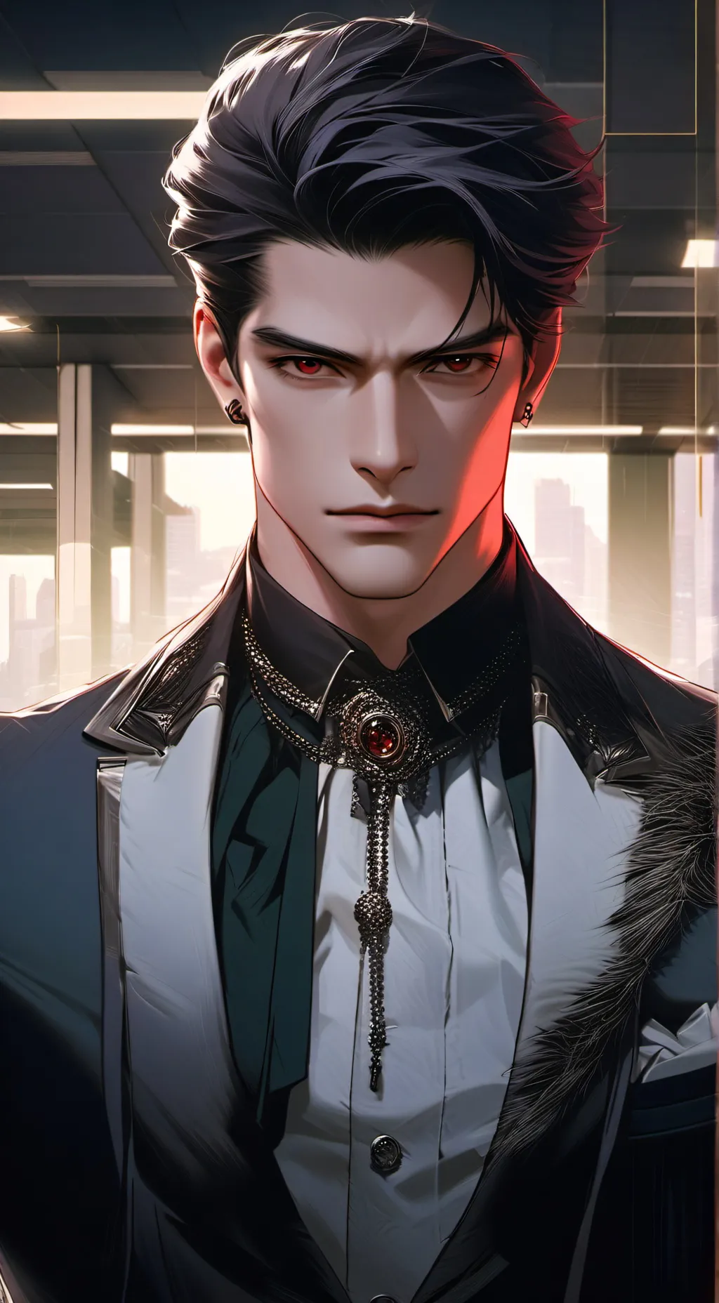 ai character: Alistair Fraser  background