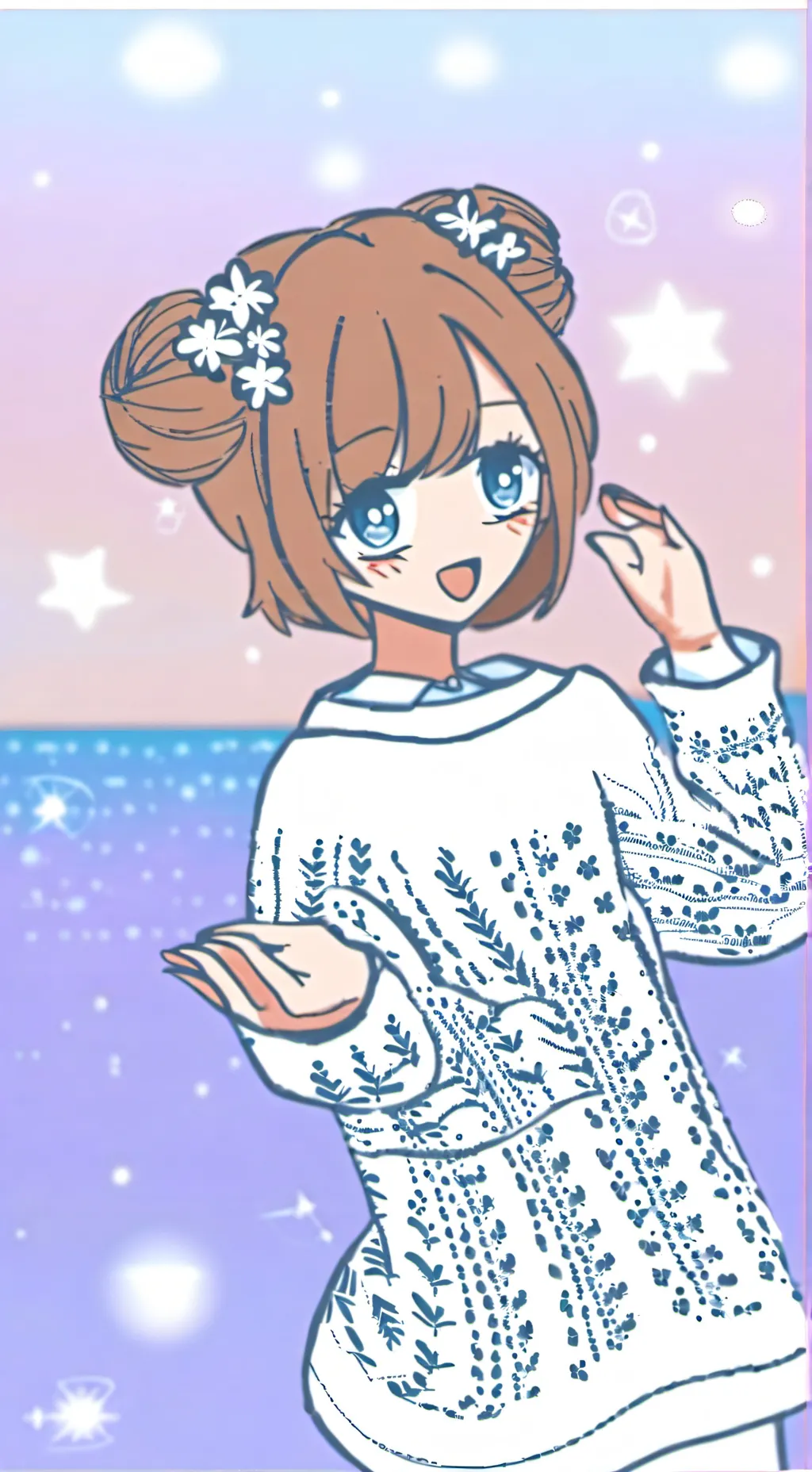 ai character: miya (why not?)  background