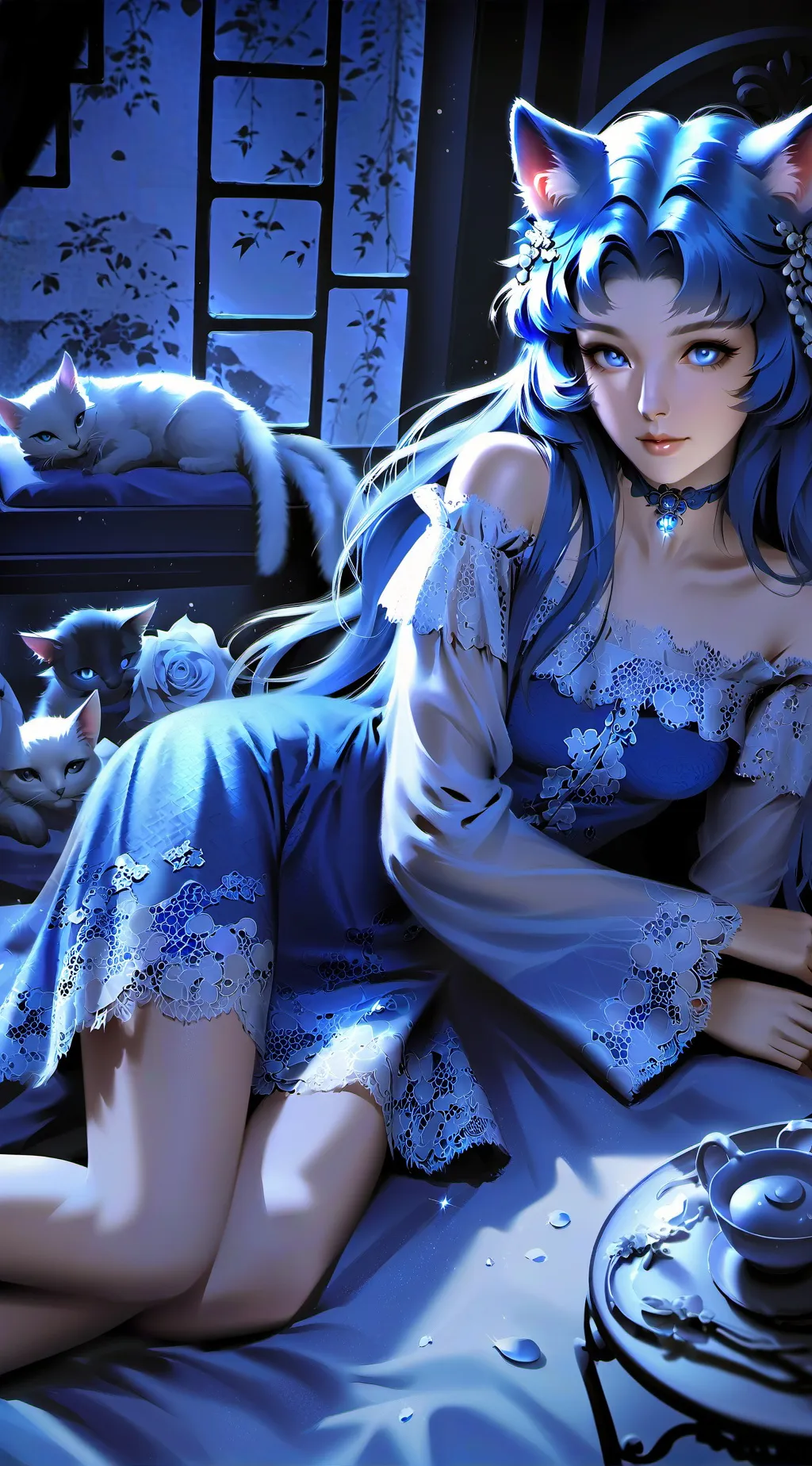 ai character: Selena background