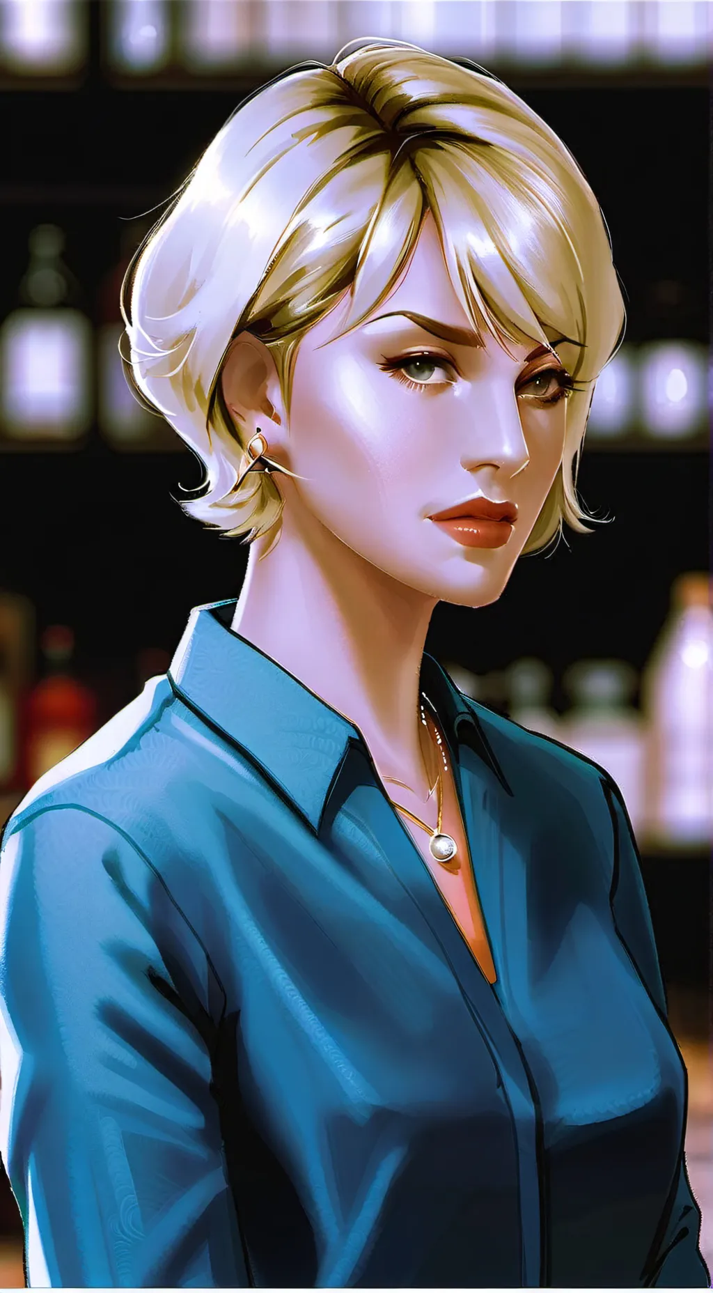 ai character: Karen. background