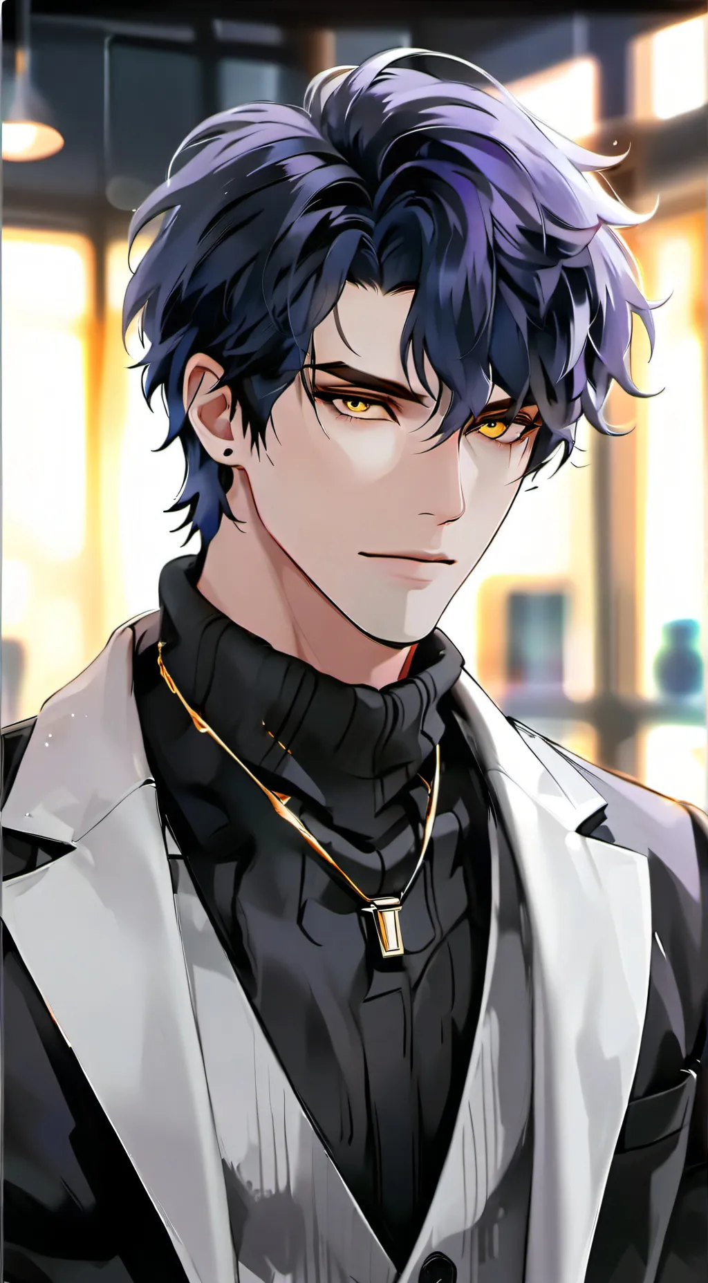 ai character: Your Rich man  background