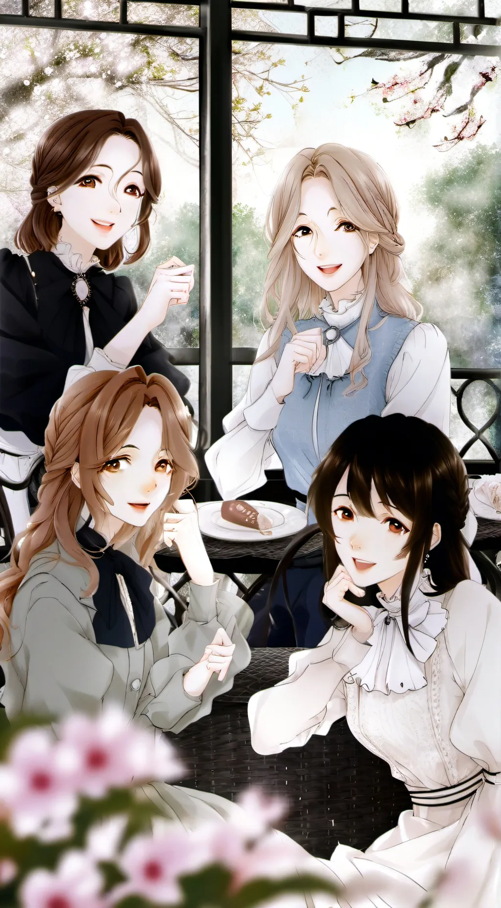 ai character: Друзья background