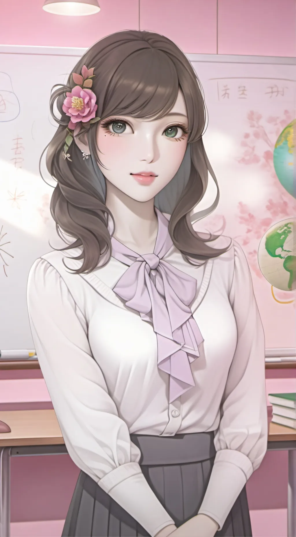 ai character: você professora🤨 background