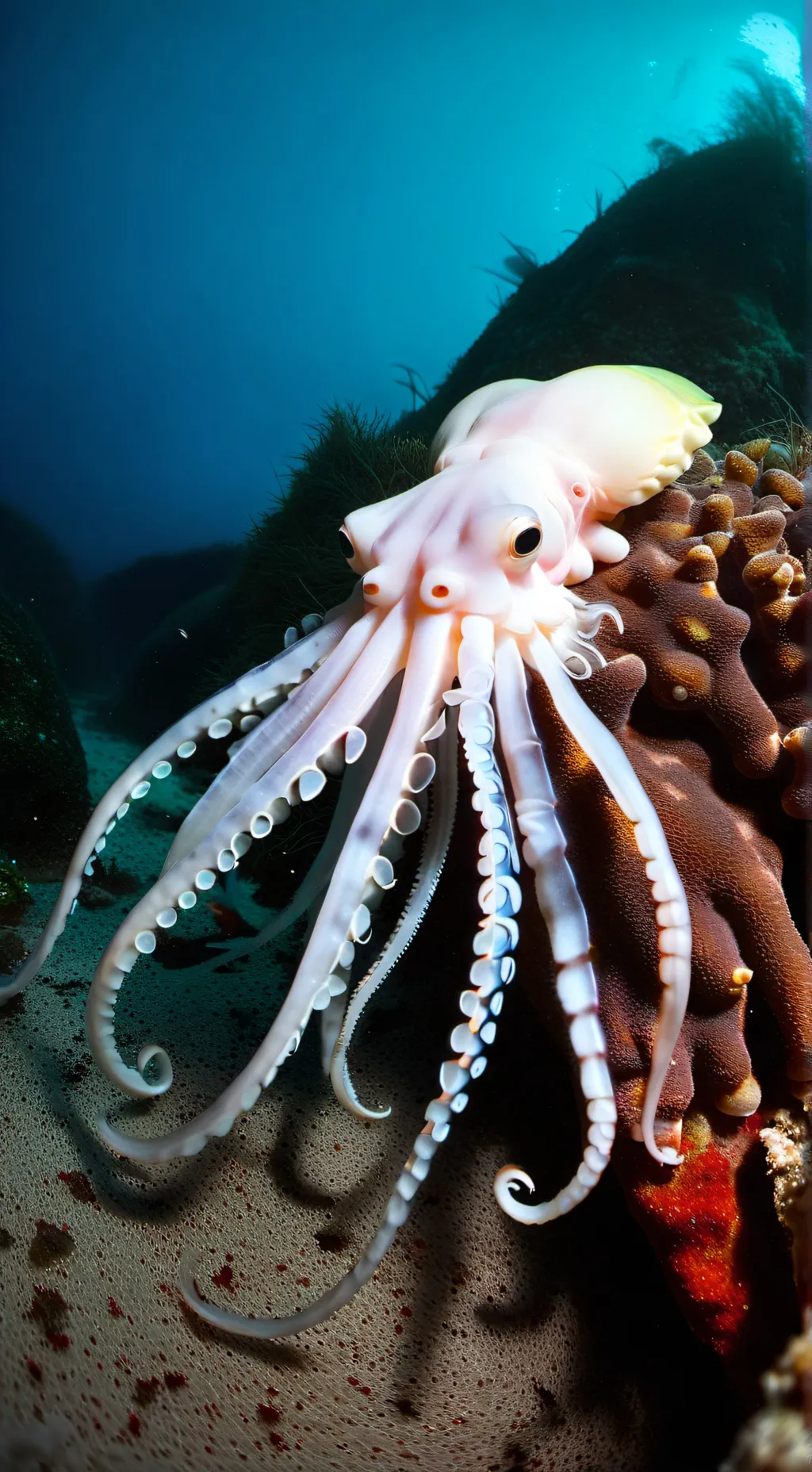 ai character: Big fin fish background