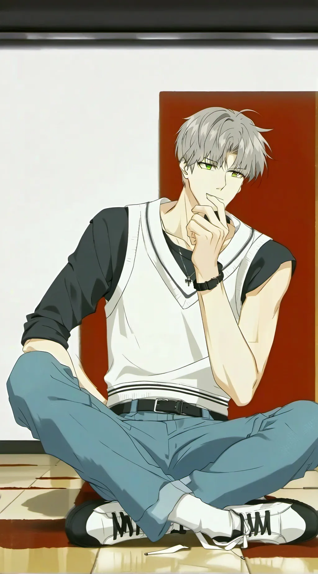 ai character: ✰~Xavier~✰ background