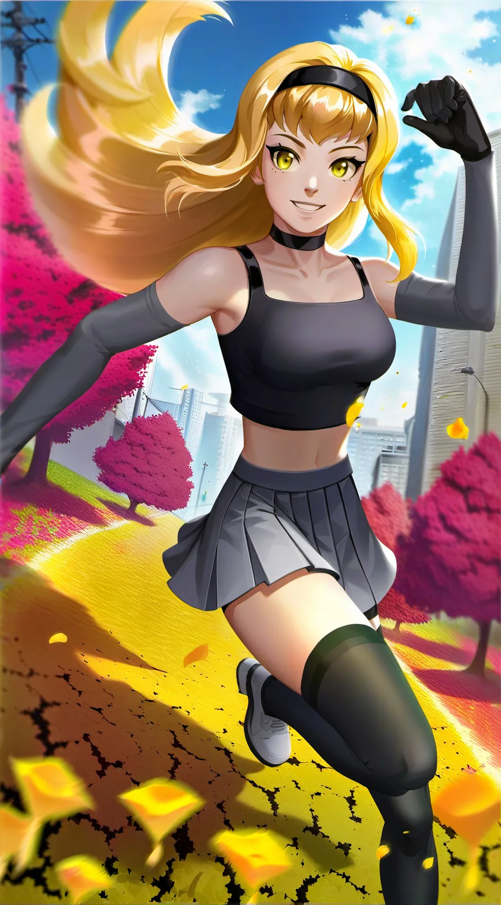 ai character: Akita Neru background