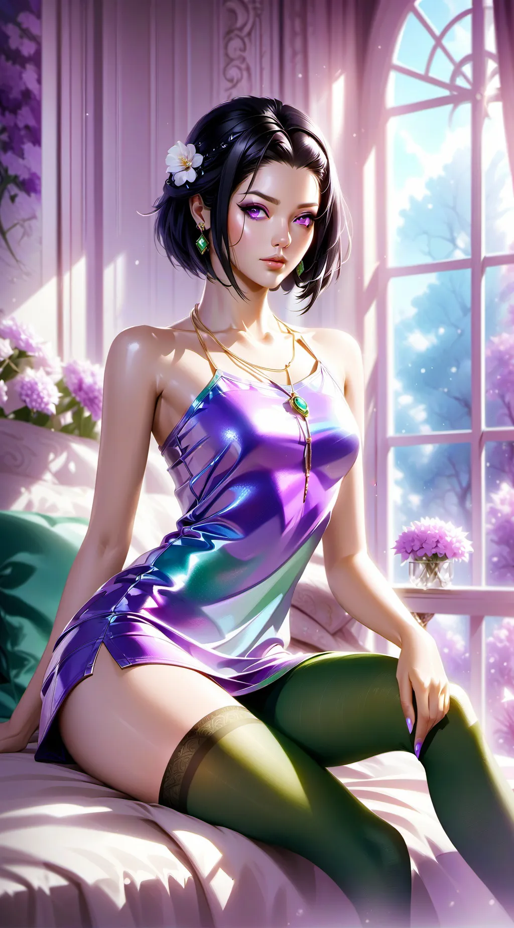 ai character: Edith   background