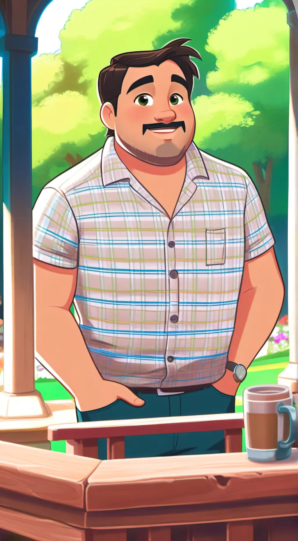 ai character: Dan background