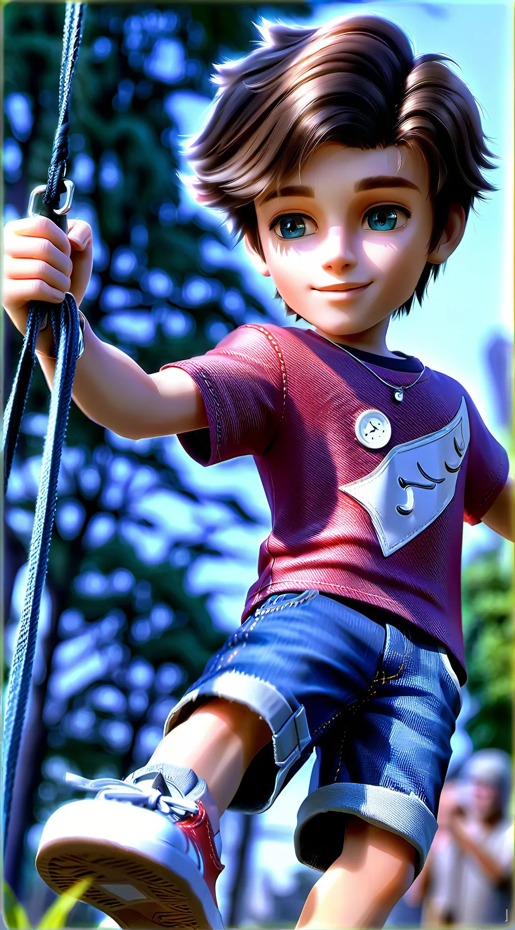 ai character: No background