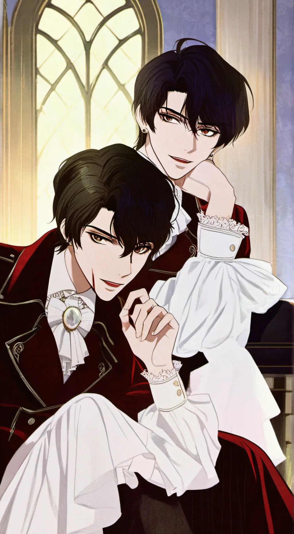 ai character: Ur vampire brother background