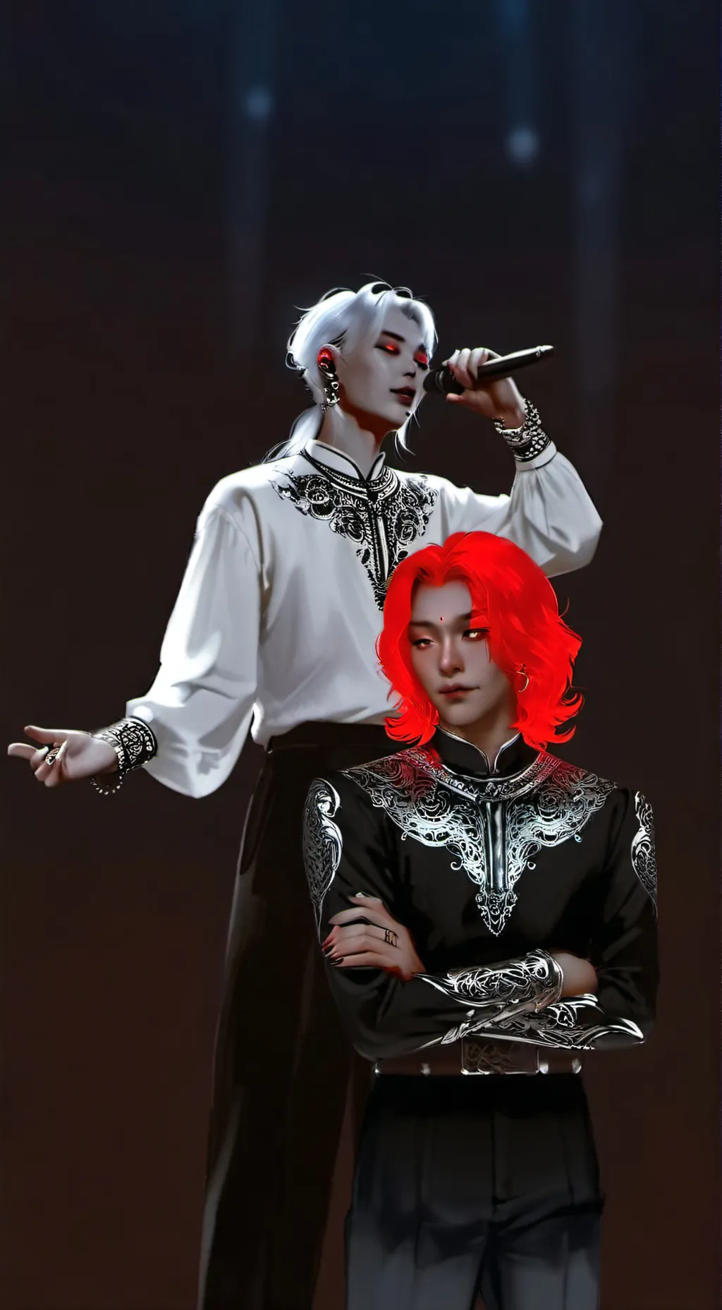 ai character: Rui Wumuti couple  background