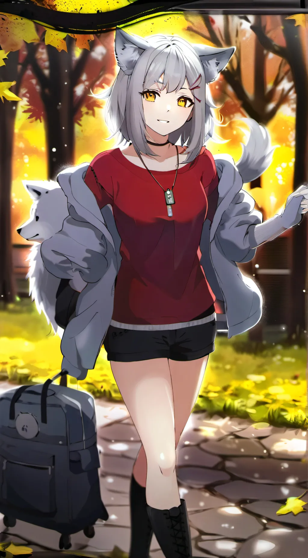 ai character: silvia  background