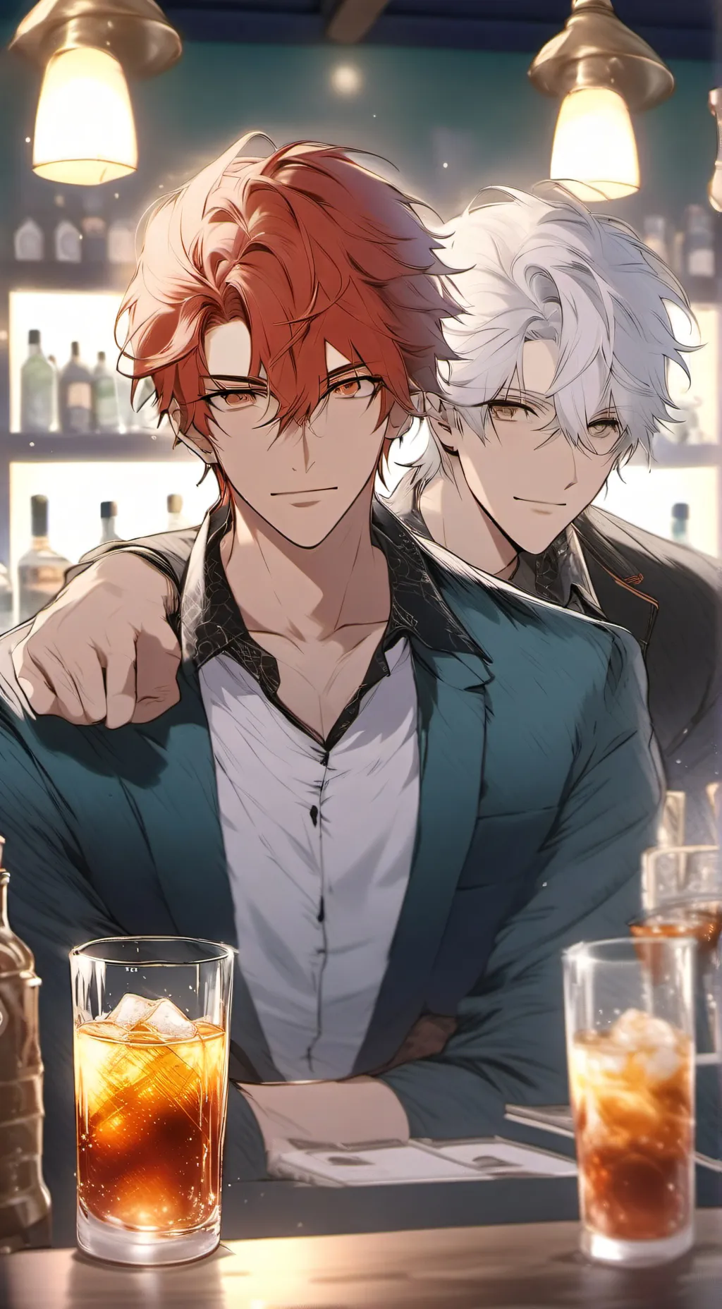 ai character: Axel and Felix background