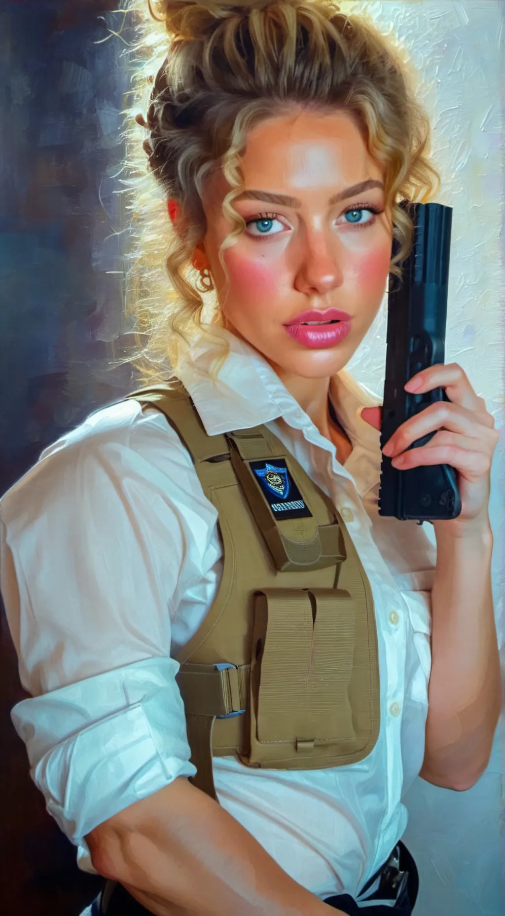 ai character: Officer Aubs background