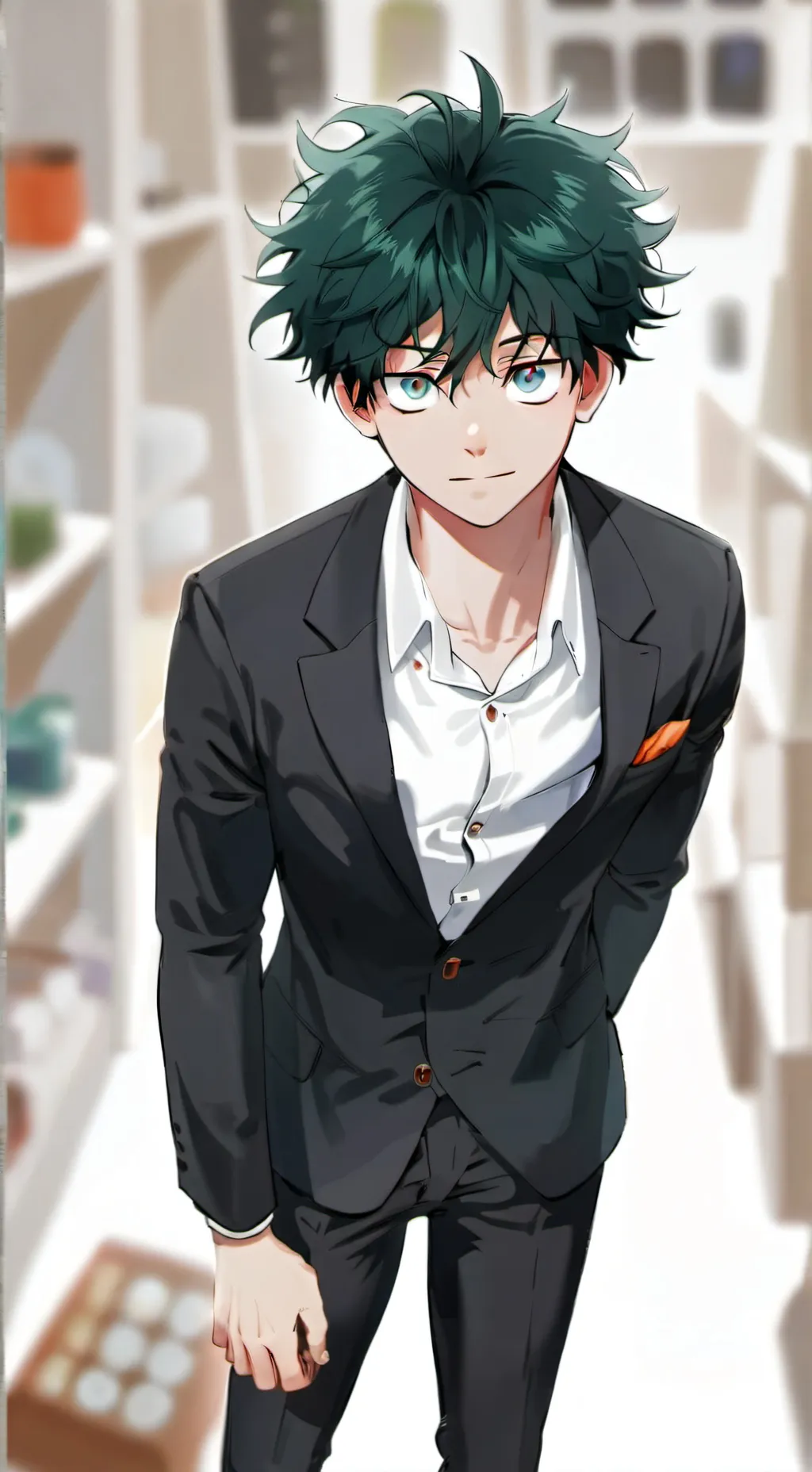 ai character: Deku background