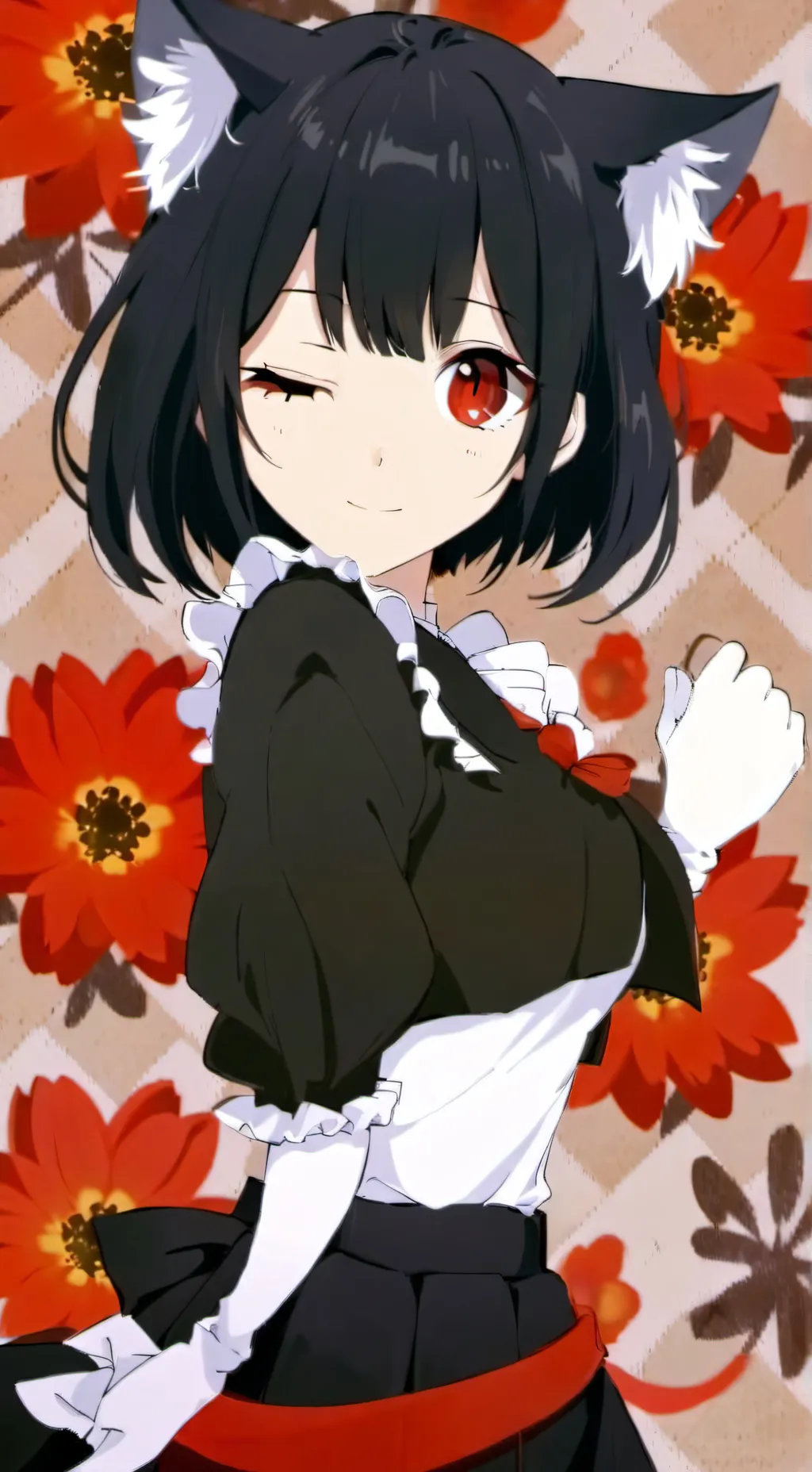 ai character: maycol chica background