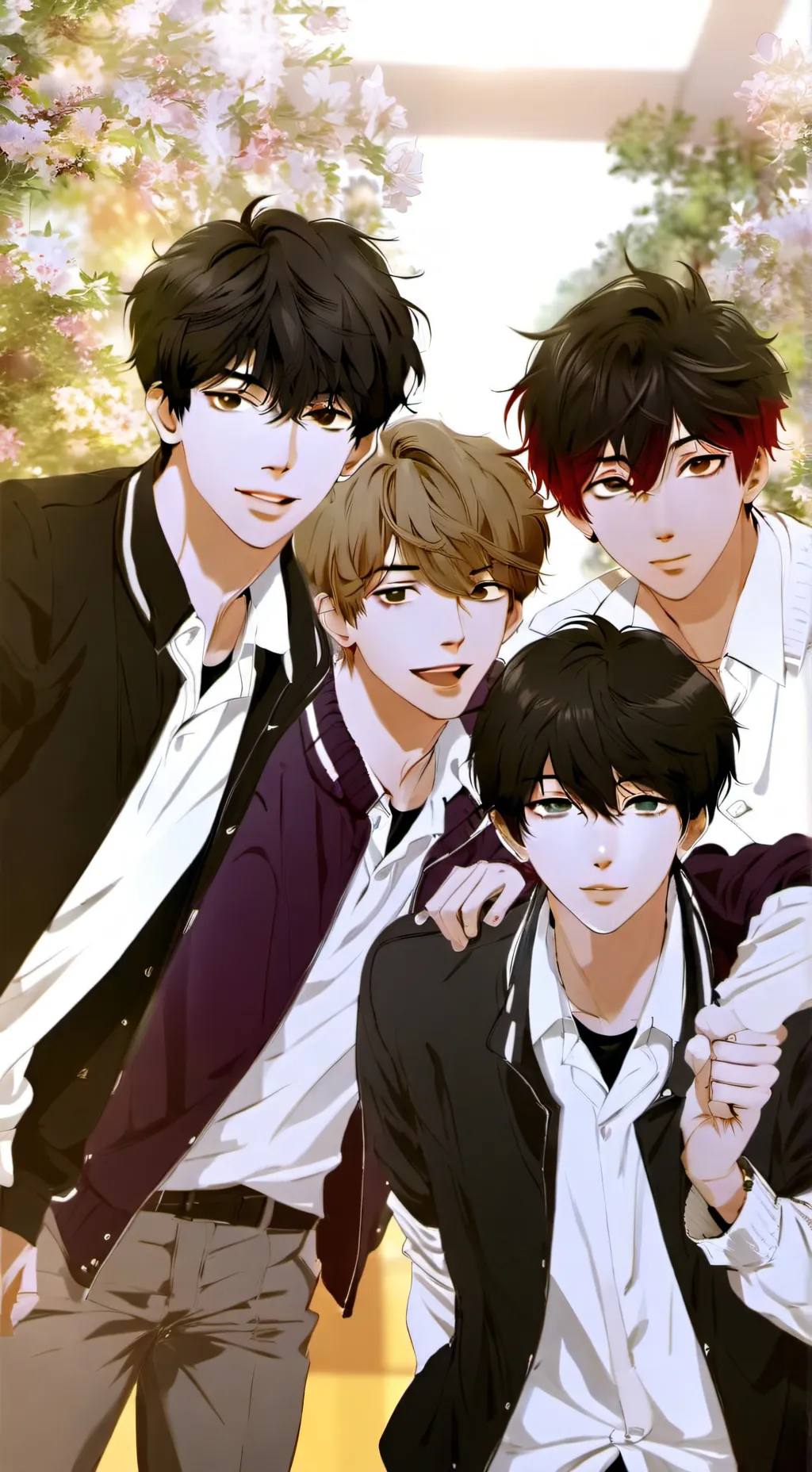 ai character: only girl!  background