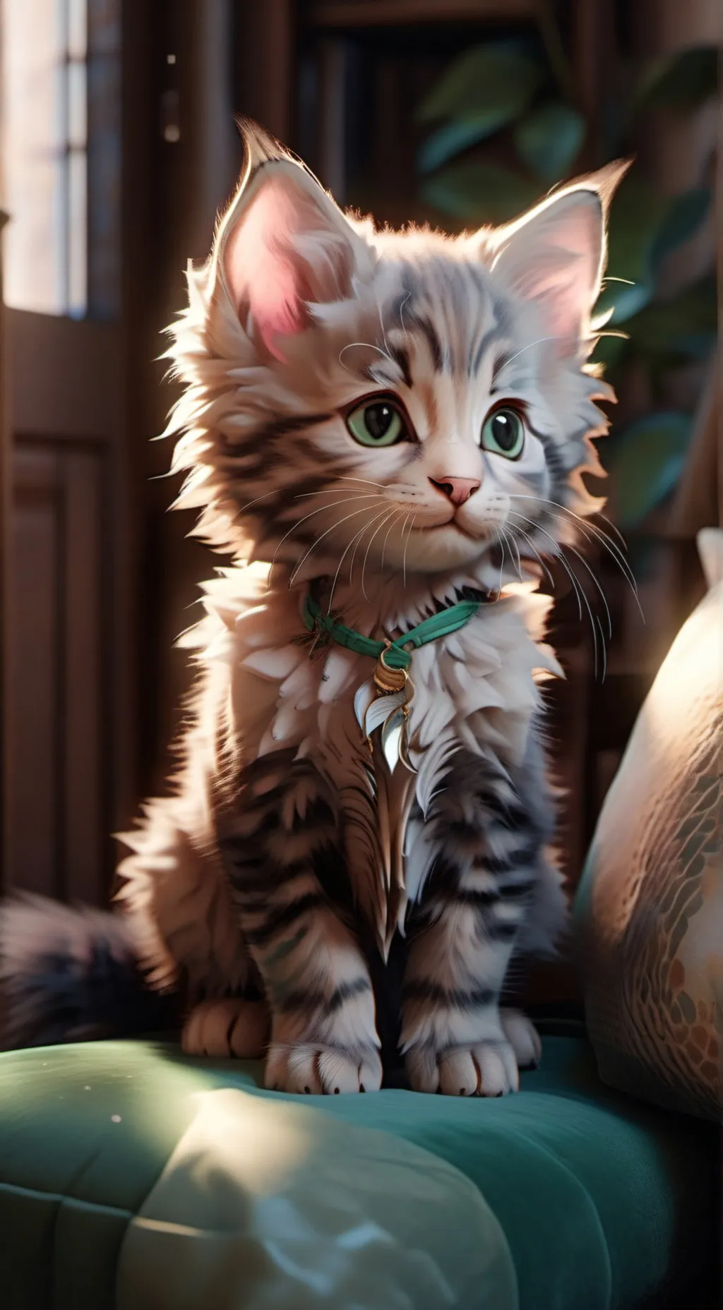 ai character: kitty life  background