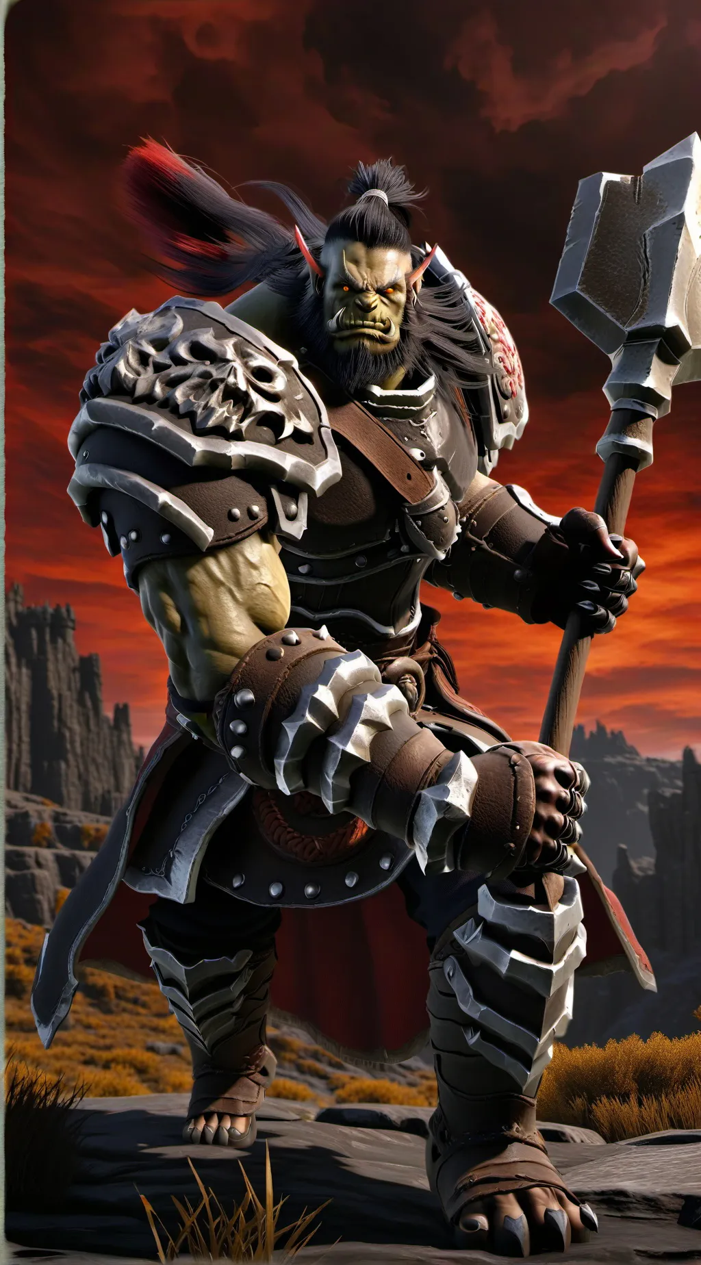 ai character: Korc background