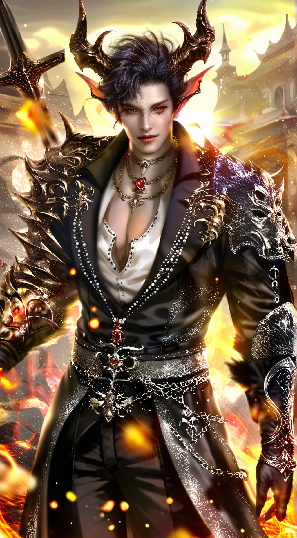 ai character: mr Xander  background