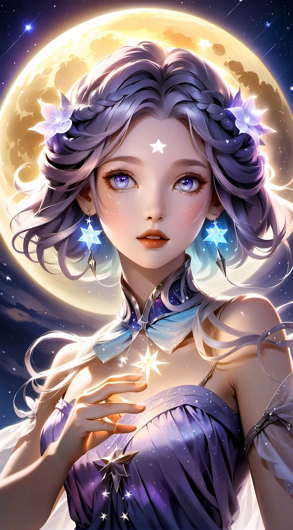 ai character: Starryblarry background