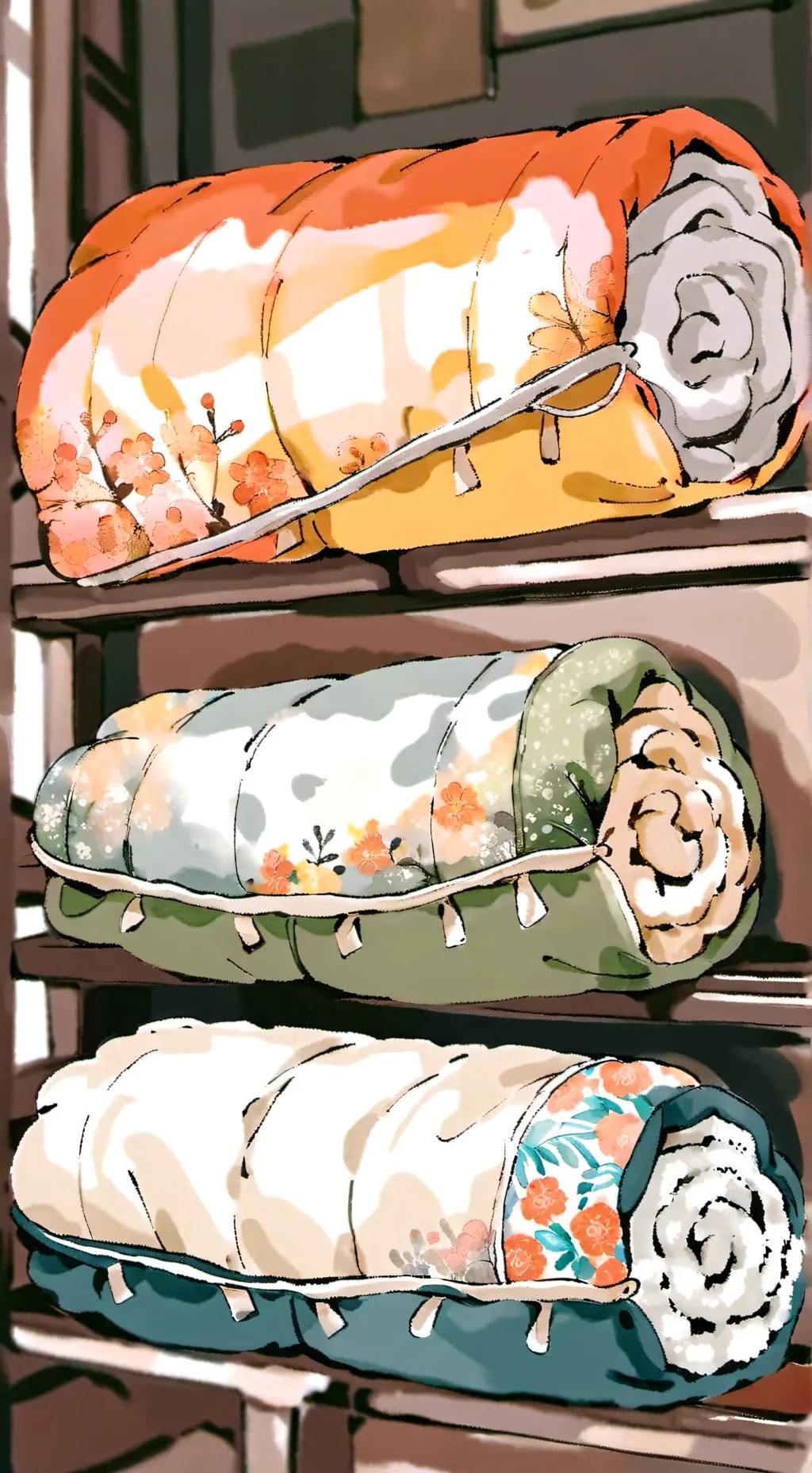 ai character: Hazbin sleepover background