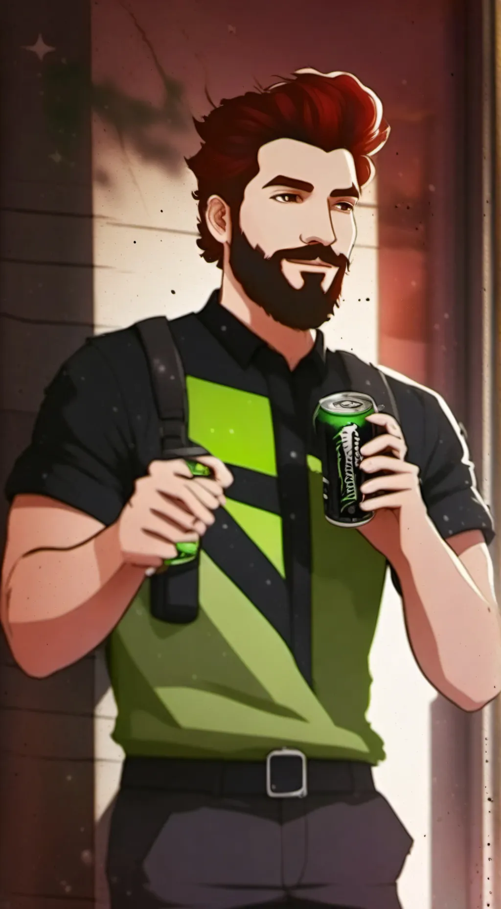 ai character: Mart  background