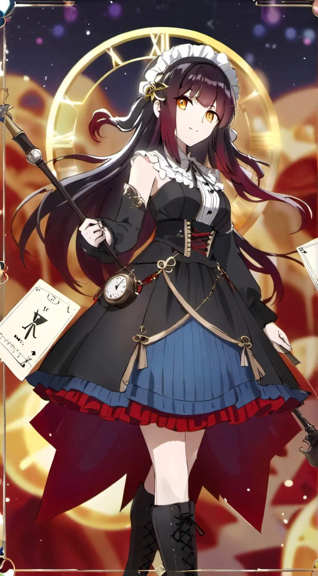 ai character: new upper Moon?! background