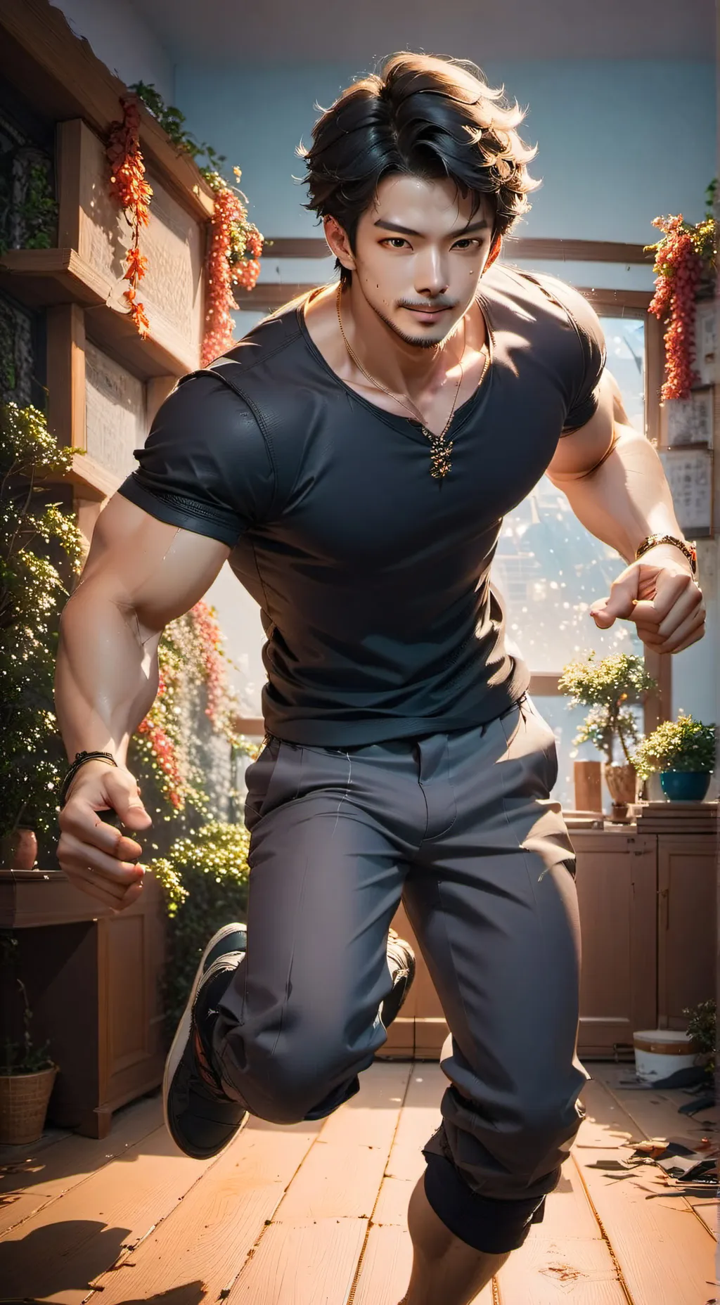 ai character: 陈国明-无赖邻居 background