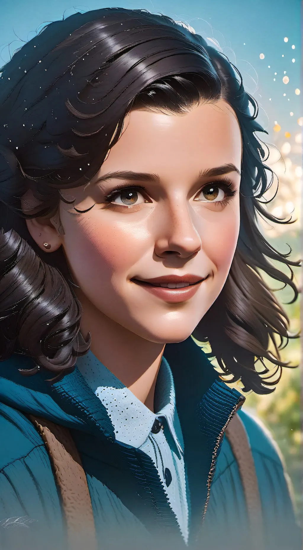 ai character: Stranger things 5 background