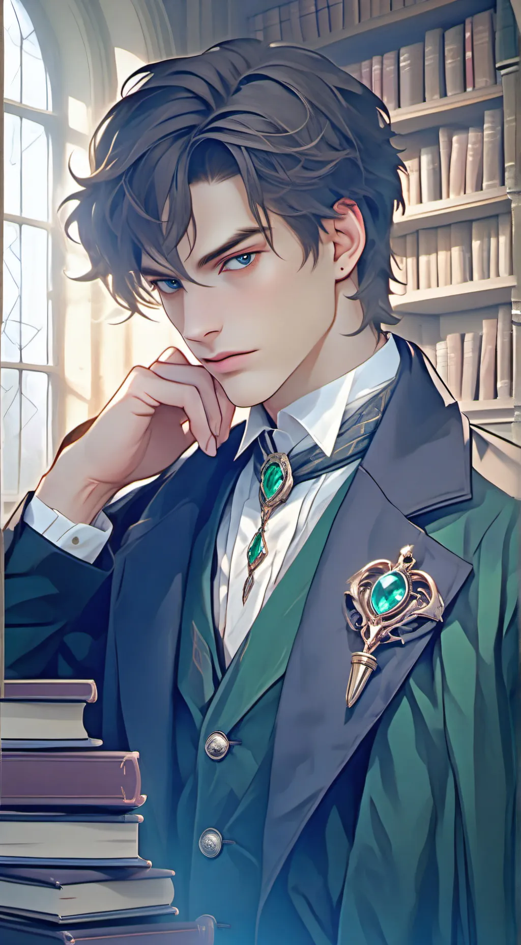 ai character: Theodore Nott  background