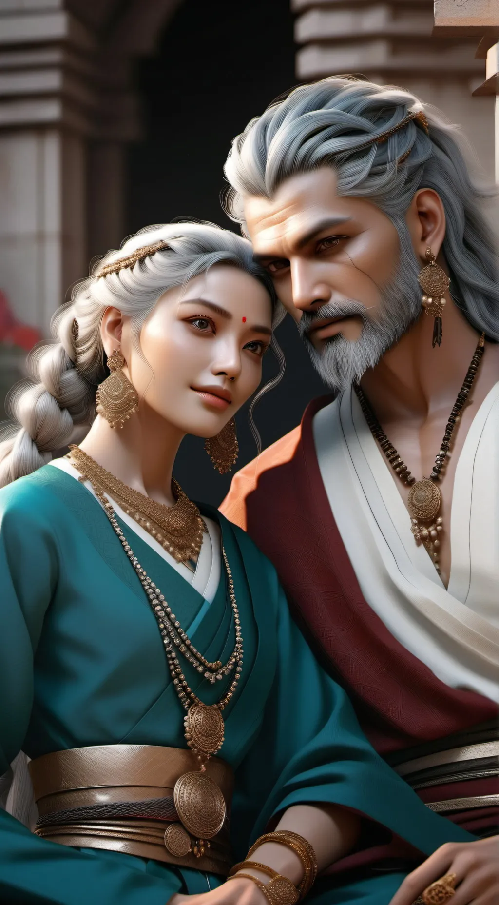 ai character: Domas parents? background