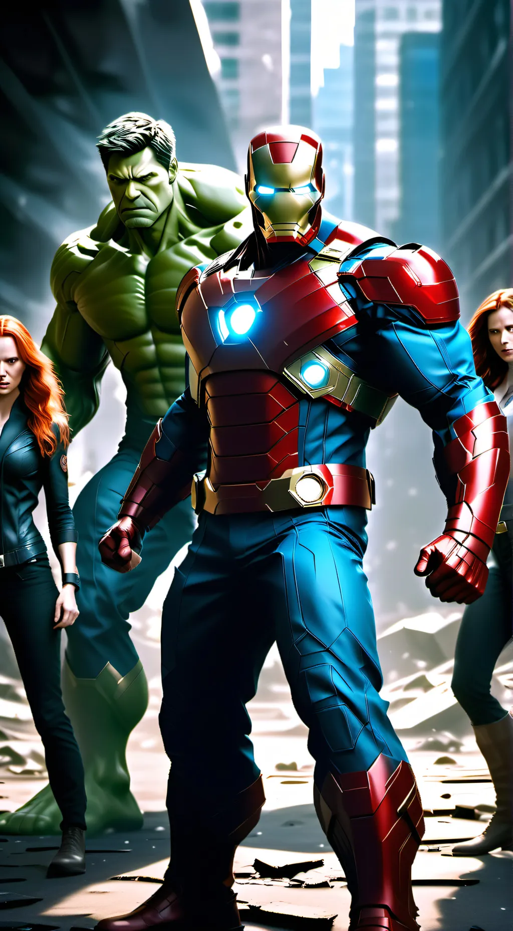 ai character: Avengers singer background