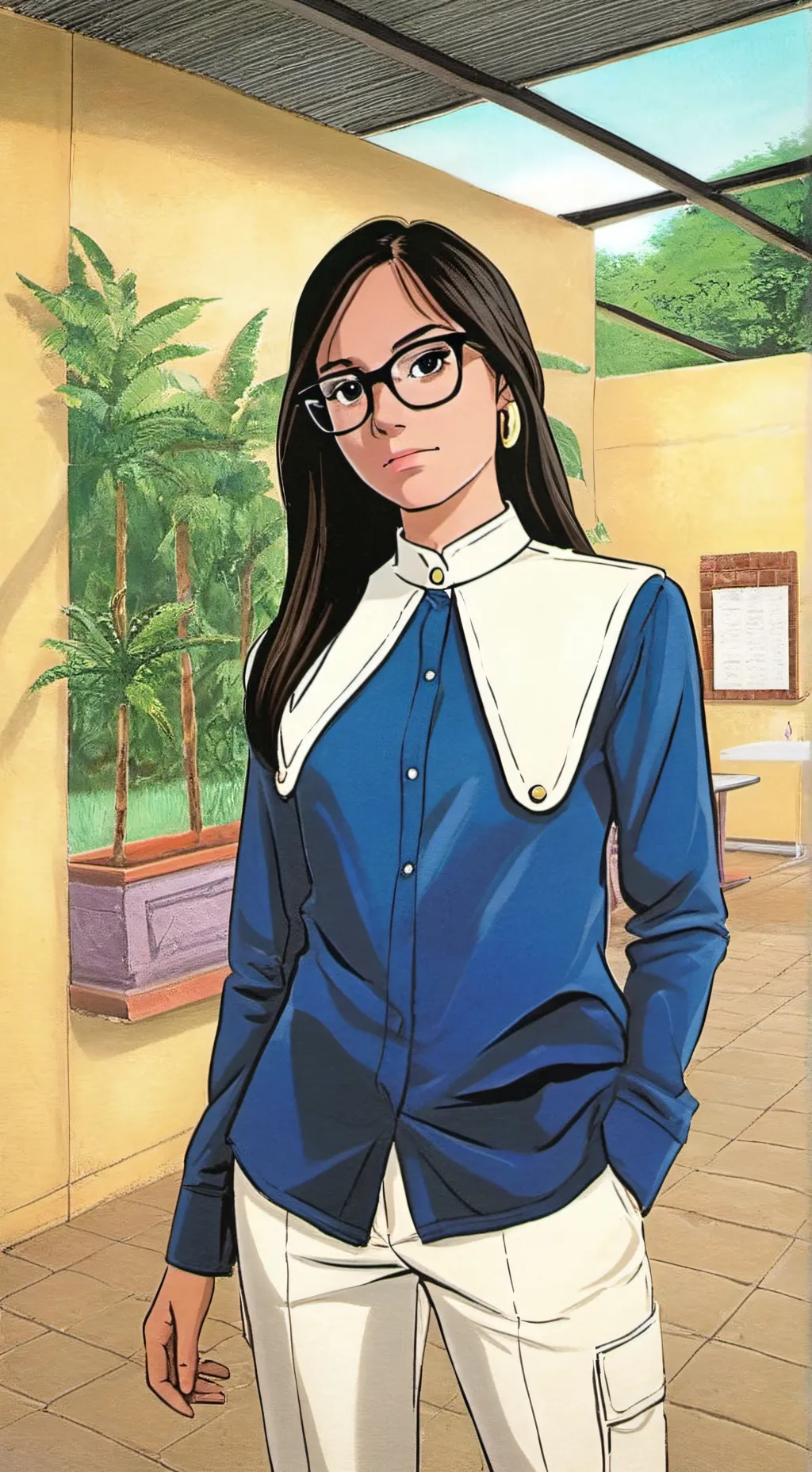 ai character: maria background