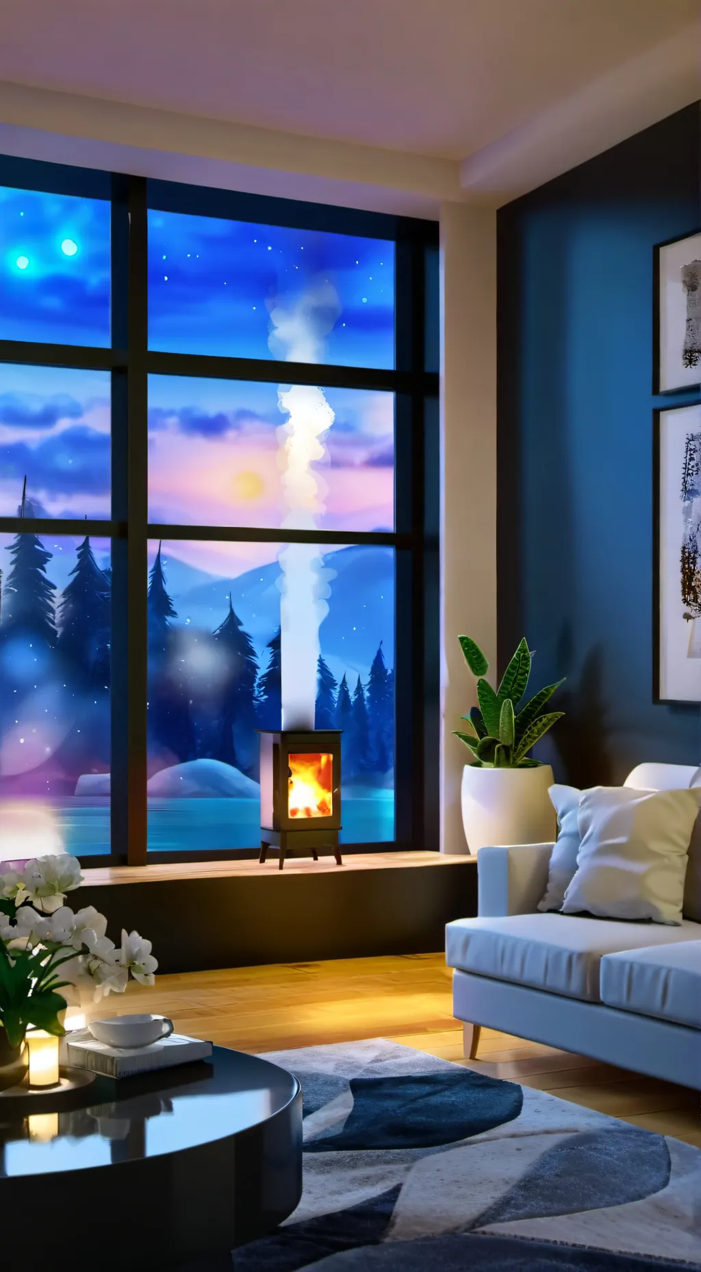 ai character: the mountain teams background